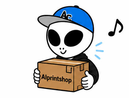 注文完了・お届けのキャラクターイラスト